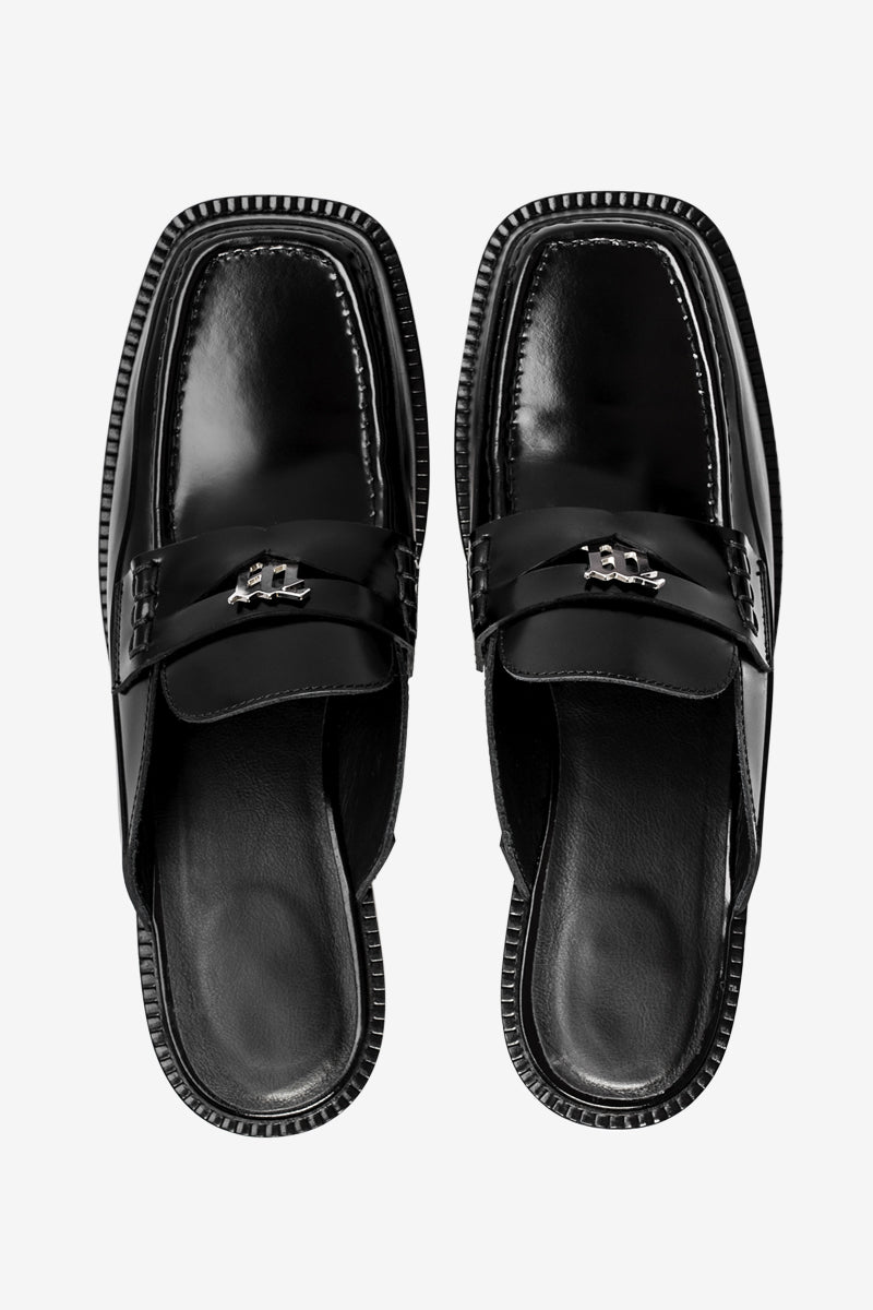 The Brutalist Slip On Loafers Black