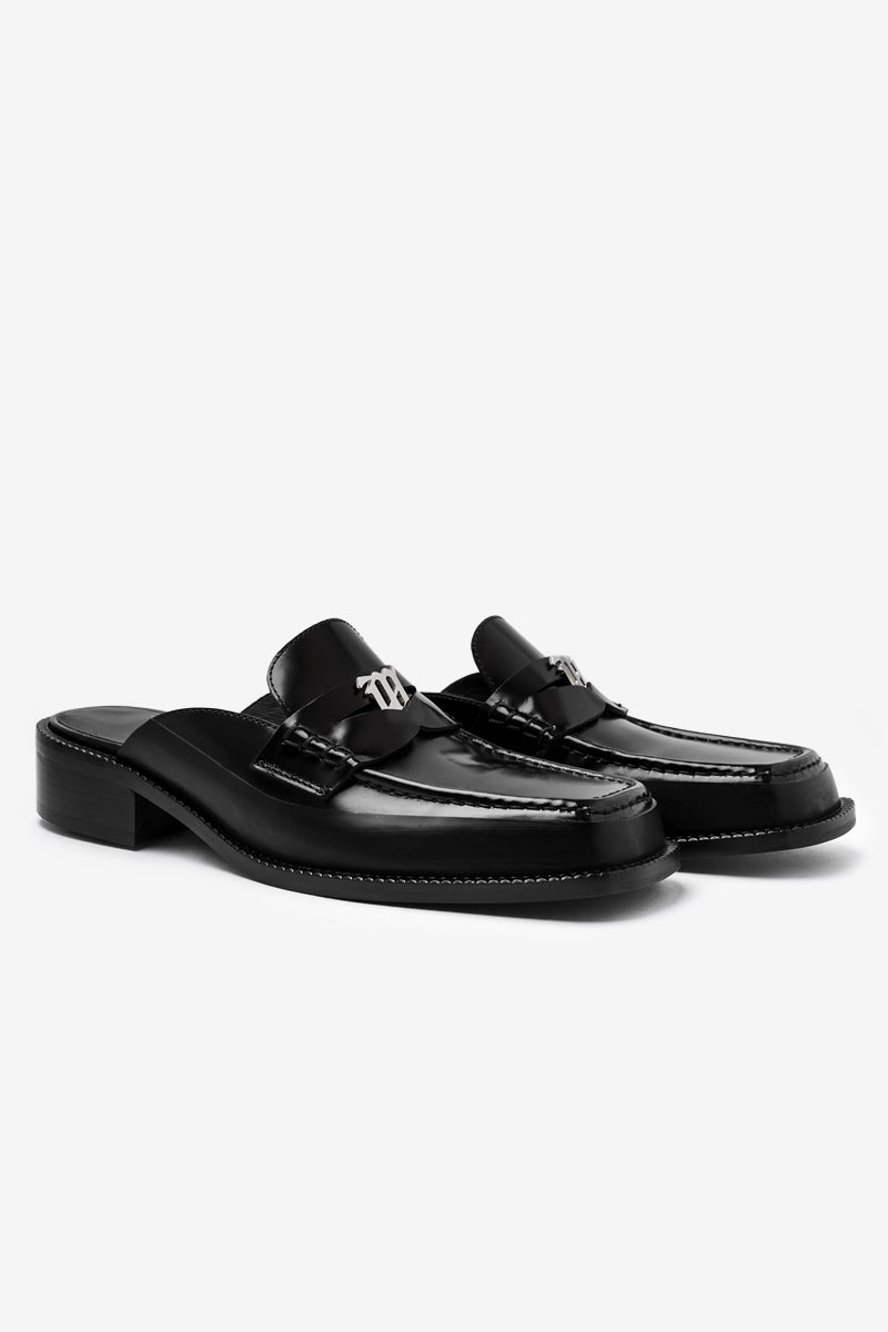 The Brutalist Slip On Loafers Black