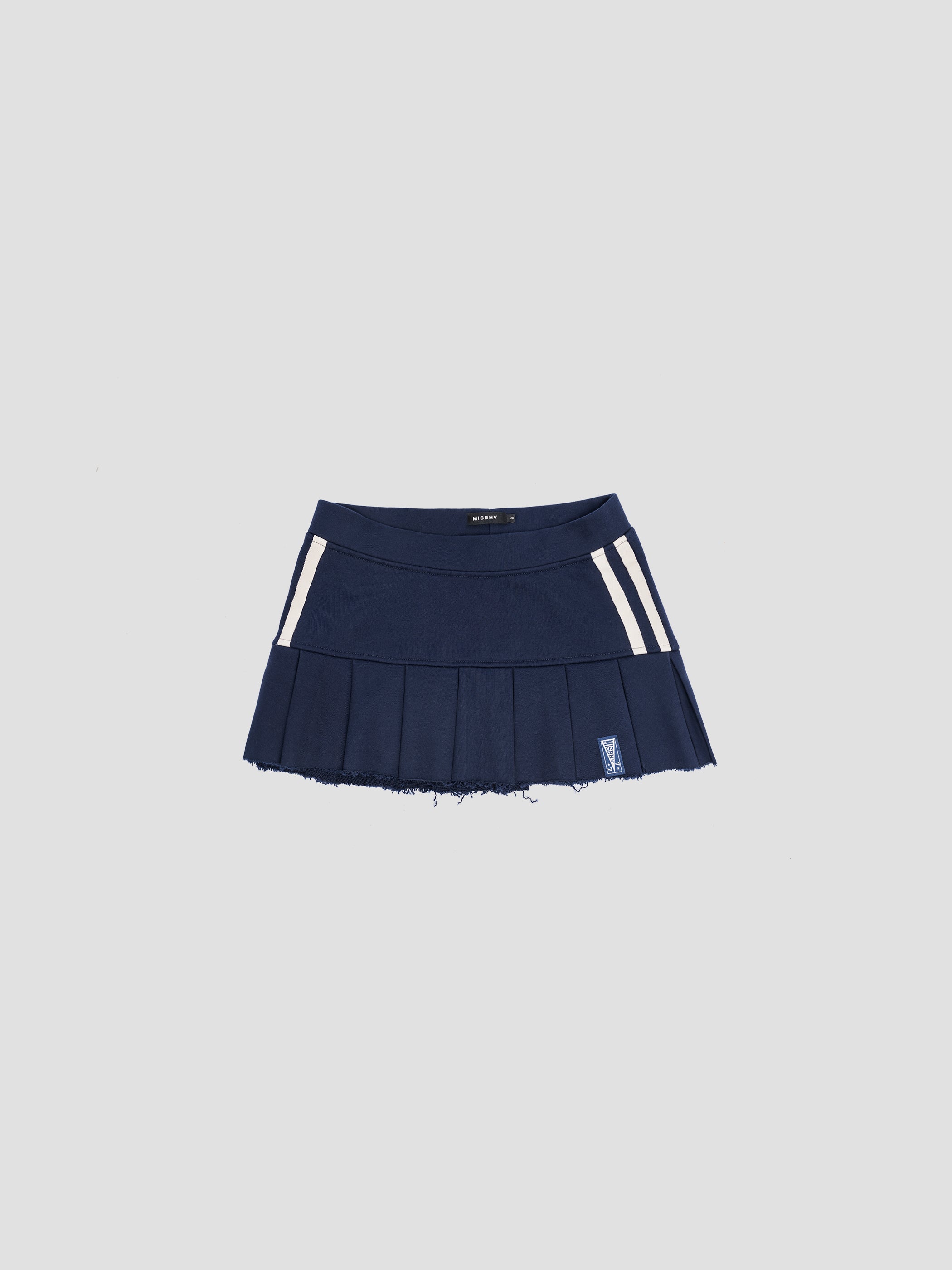 Varsity Pleated Mini Skirt