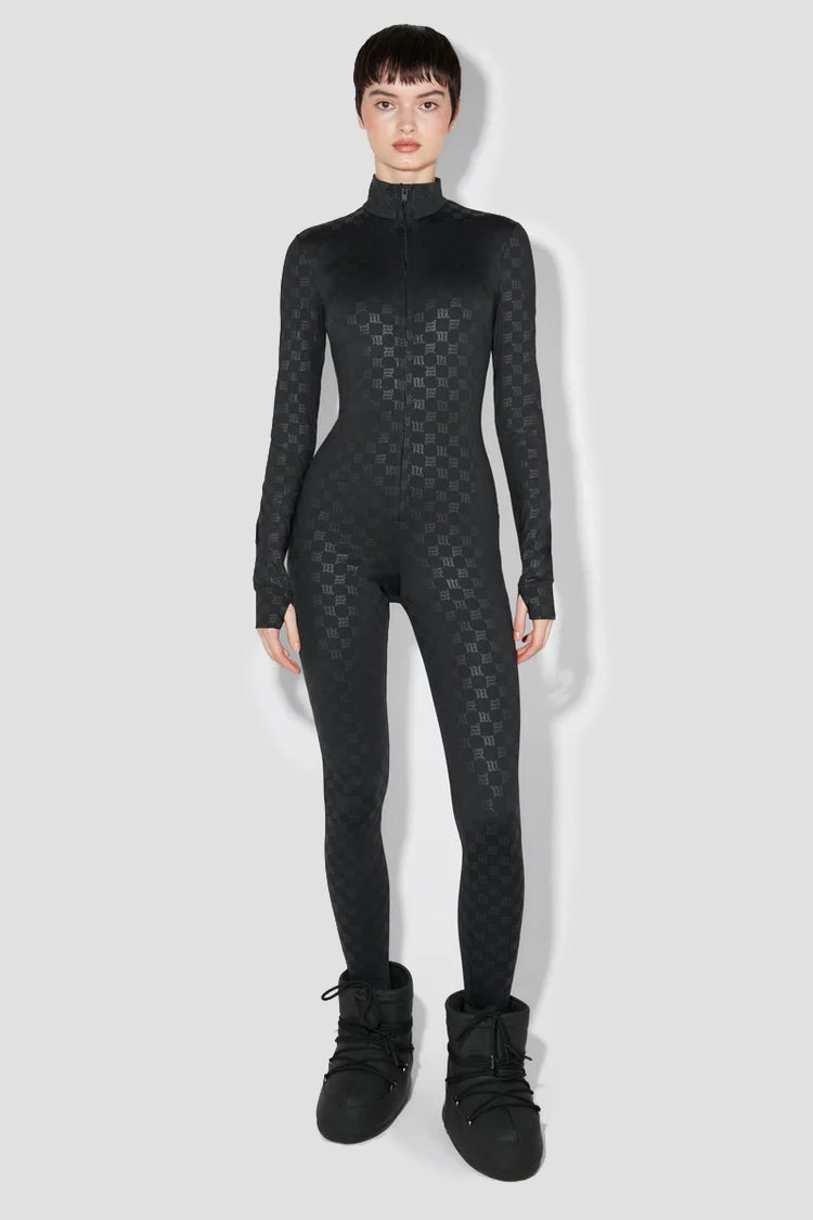 Lycra Monogram Jumpsuit  Ski