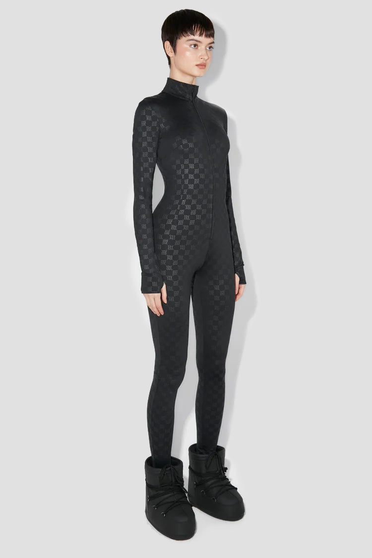 Lycra Monogram Jumpsuit  Ski