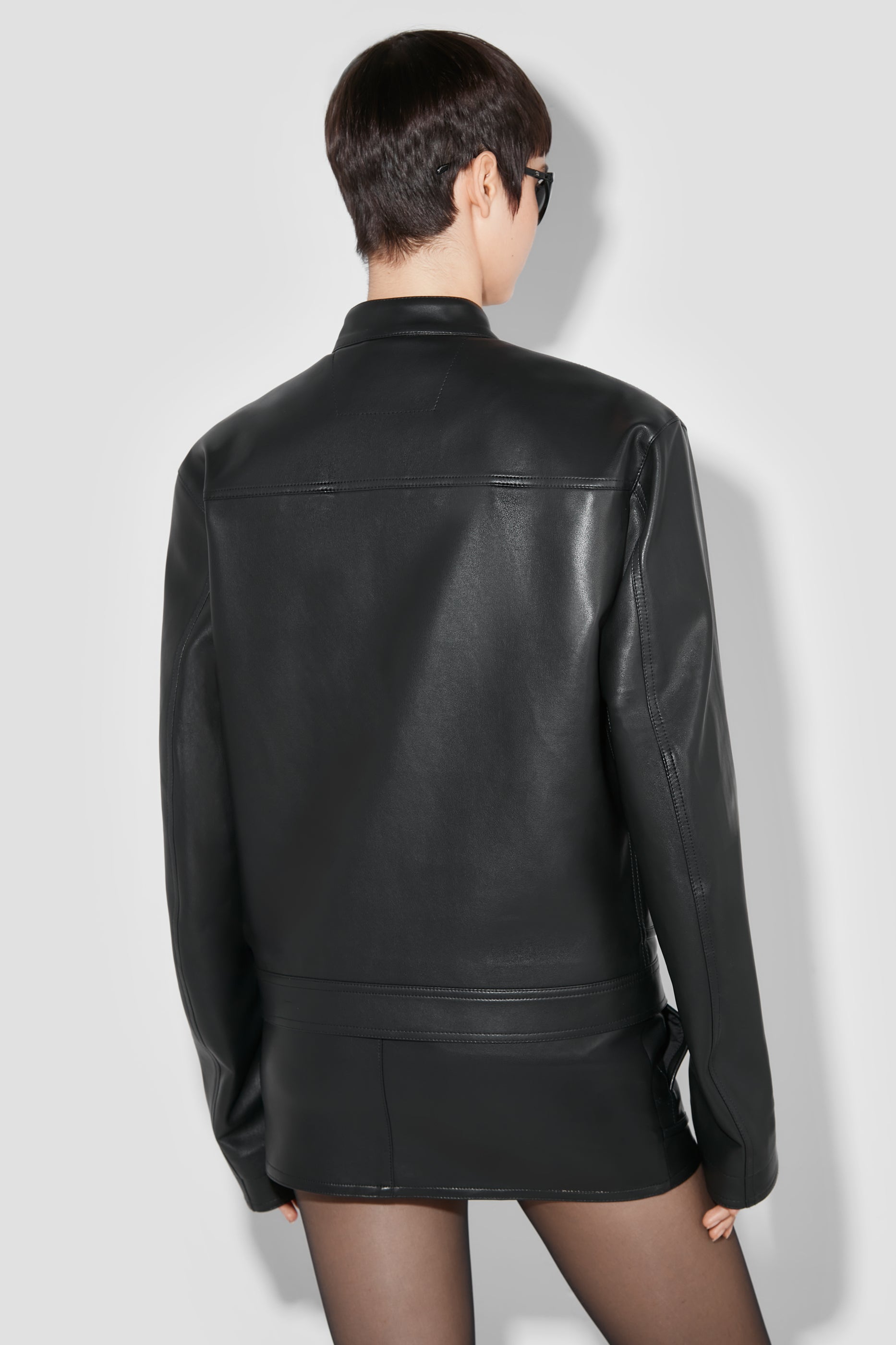 Astro Faux Leather Jacket