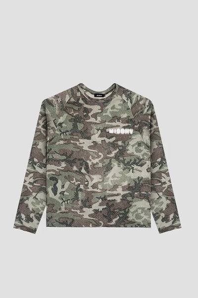 【U LAN】Holly print camo layered long sleeves Camo Layered Long Sleeve – Jaxson Layne Kids Co